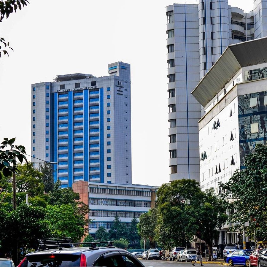University of Nairobi Towers rising above central Nairobi